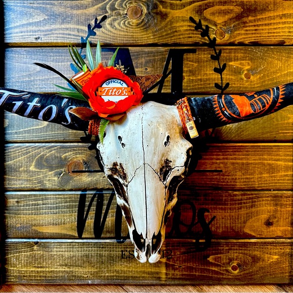 Custom Longhorn Wall Hanging